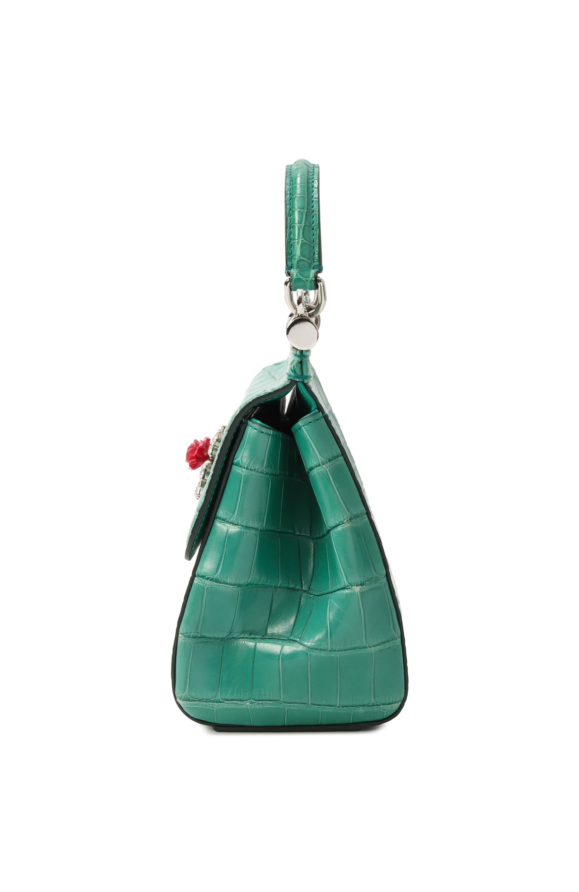 Сумка sicily small из кожи аллигатора DOLCE & GABBANA, арт. BB6003/B2DG6/AMIS, фото 4