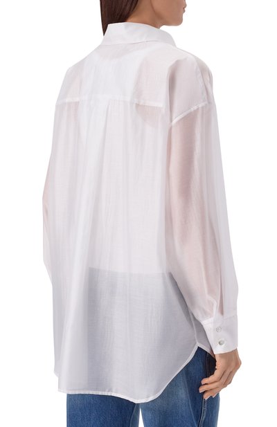 Рубашка FLASHIN белого цвета по цене 24000 руб., арт. FS26SBBO, фото 4 Рубашка FLASHIN, арт. FS26SBBO, фото 4