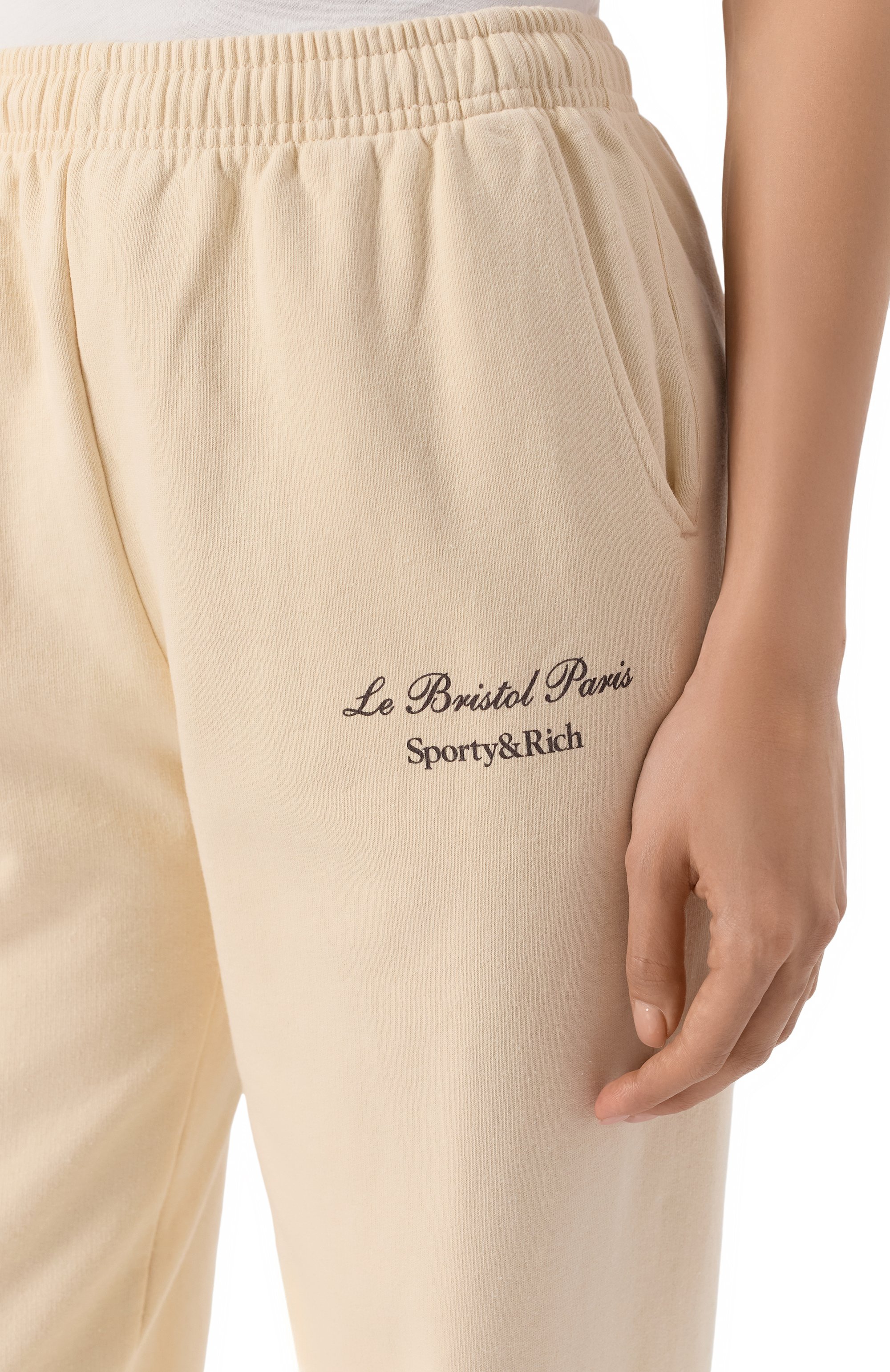 Хлопковые джоггеры sporty & rich x le bristol paris SPORTY AND RICH, арт. PA036517619CR01, фото 5