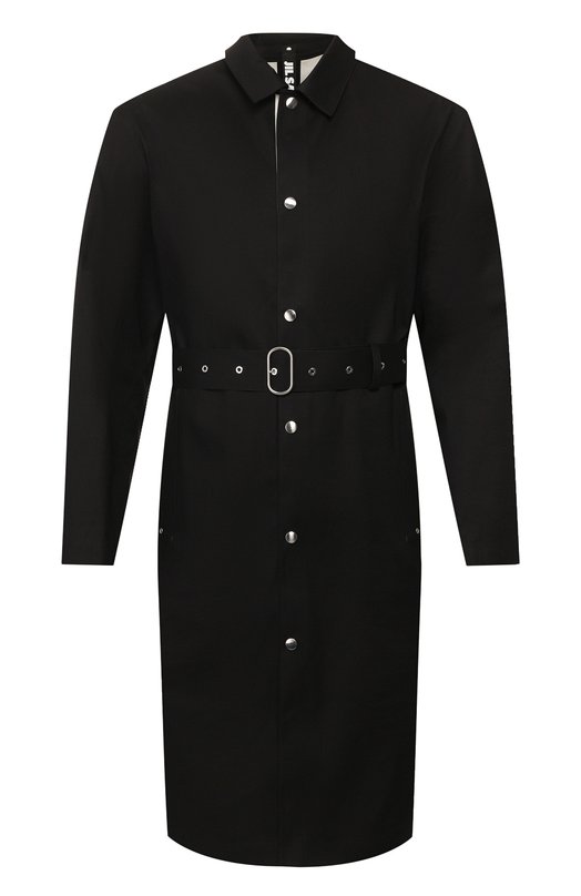 

Хлопковый плащ Jil Sander, Чёрный