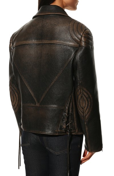 Кожаная куртка PRADA, арт. 58A110-10YU-F0002, фото 4