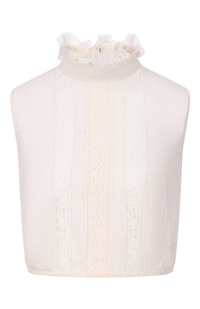Женский топ из вискозы и шелка ANN DEMEULEMEESTER, арт. B0014008/FA712