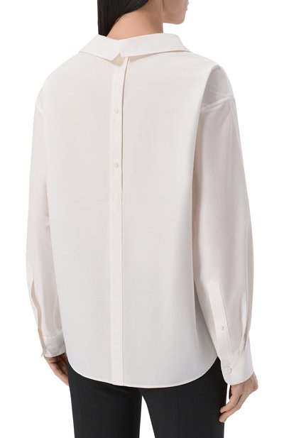 Рубашка из хлопка и шелка 12 STOREEZ, арт. 137580, фото 4