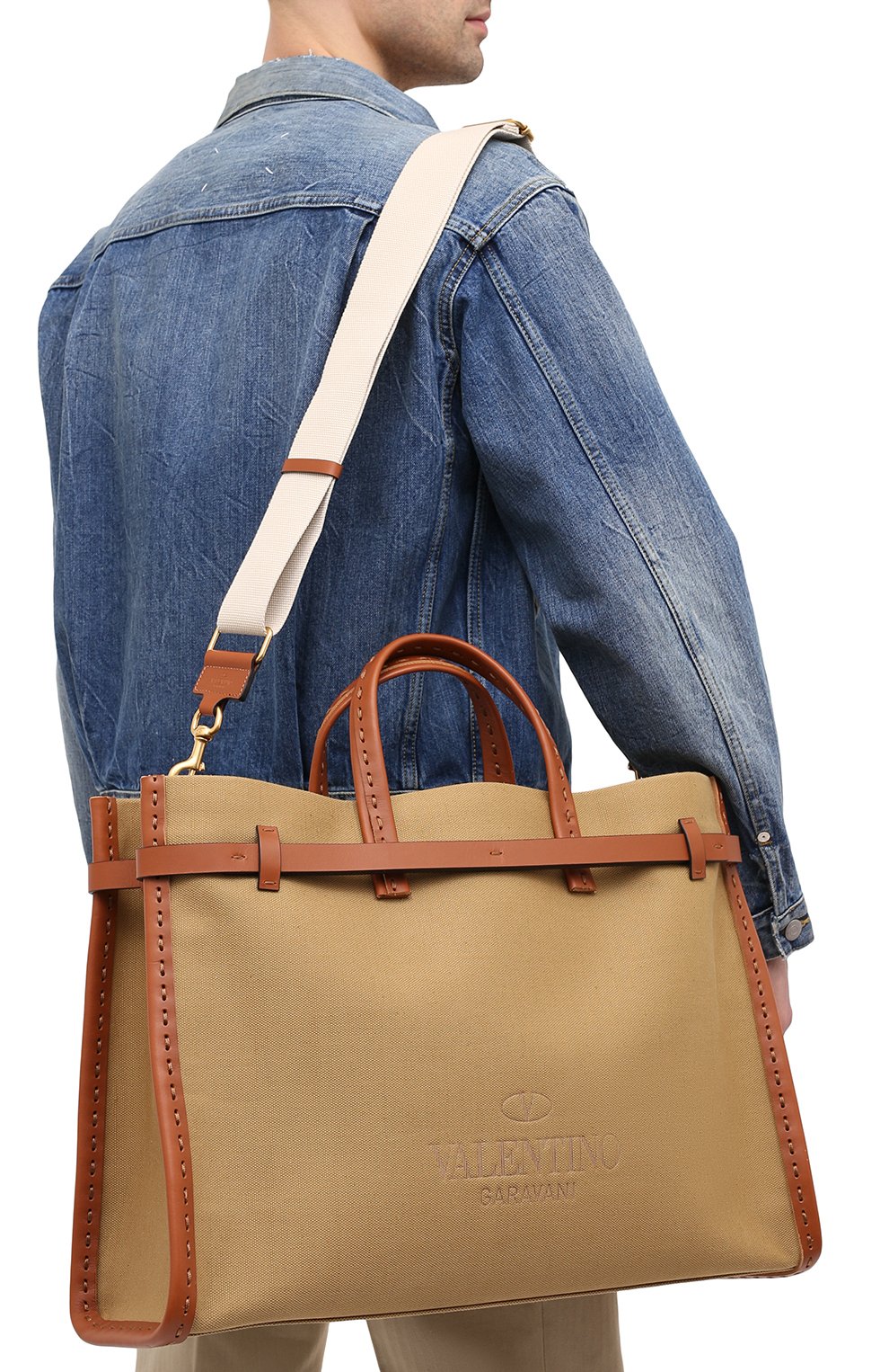 Текстильная сумка-шопер identity VALENTINO, арт. VY0B0A71/GNF, фото 5