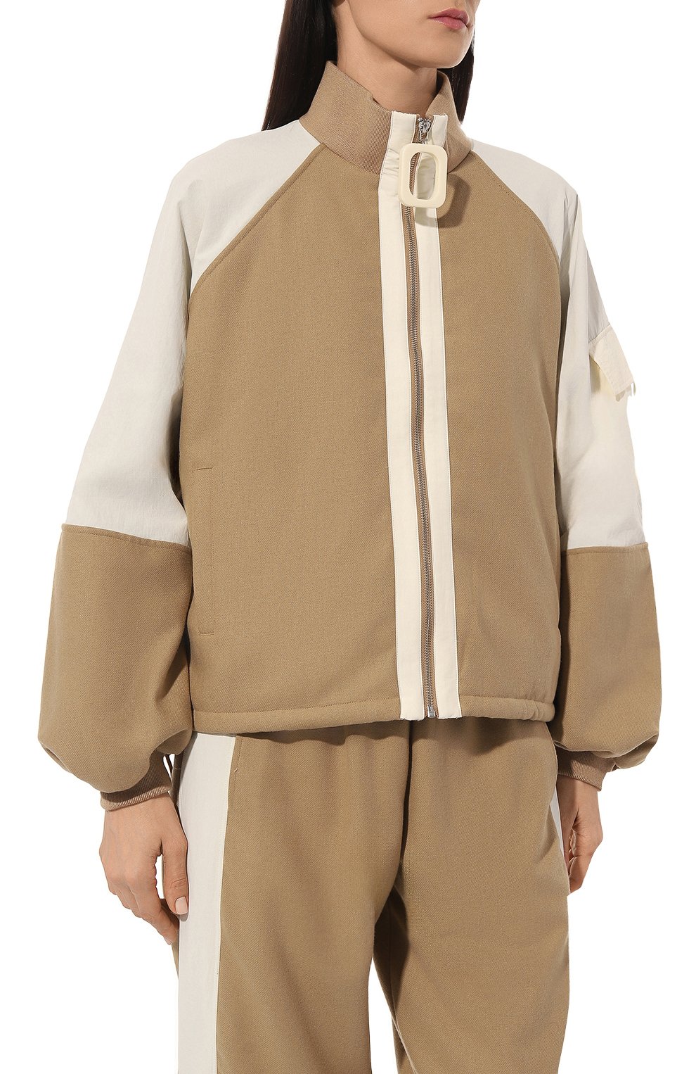 Утепленная куртка JW ANDERSON бежевого цвета по цене 73150 руб., арт. JK0251 PG1364, фото 3 Утепленная куртка JW ANDERSON, арт. JK0251 PG1364, фото 3