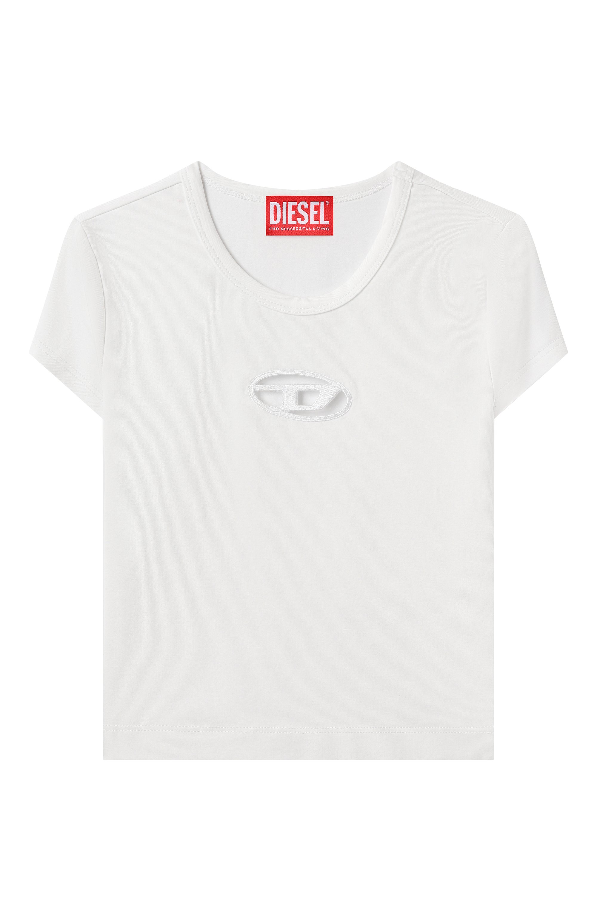 Хлопковая футболка DIESEL, арт. J01830/0AFAA, фото 1