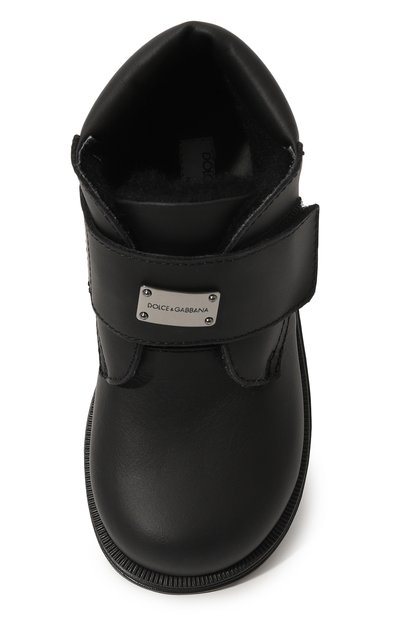 Кожаные ботинки DOLCE & GABBANA, арт. DL0075/A3444/19-28, фото 4