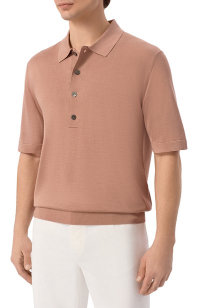 Шелковое поло 12 STOREEZ, арт. 137262, фото 3