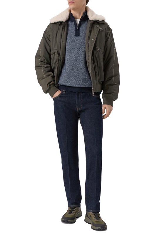 Комбинированные кроссовки Devin Premiata DEVIN/VAR 436 Хаки  DEVIN/VAR 436 Фото 2