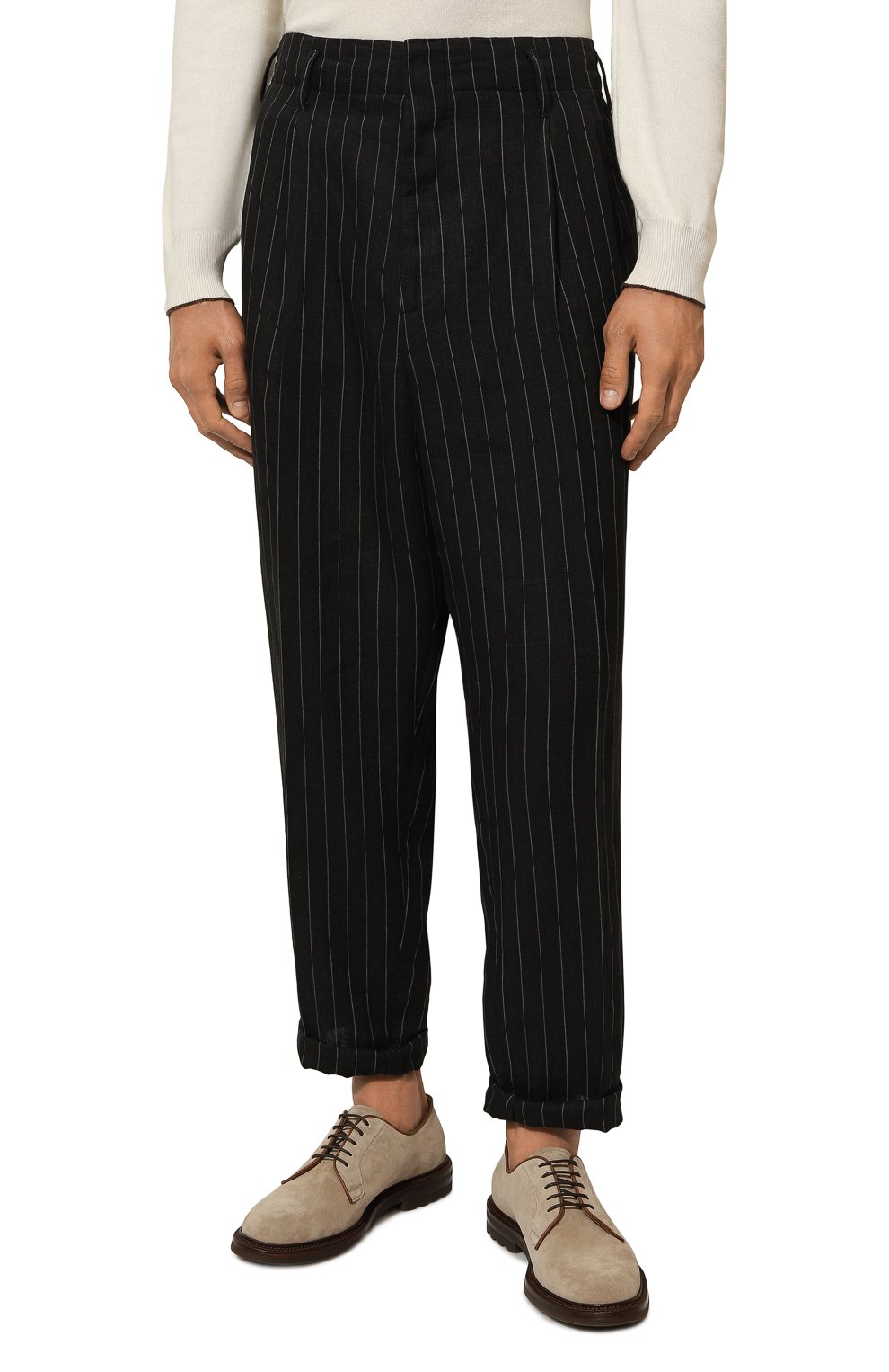 Льняные брюки BRUNELLO CUCINELLI, арт. MB401B2304, фото 3