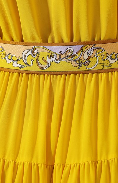 Шелковое платье с поясом EMILIO PUCCI, арт. 9ERH70/9E665, фото 5