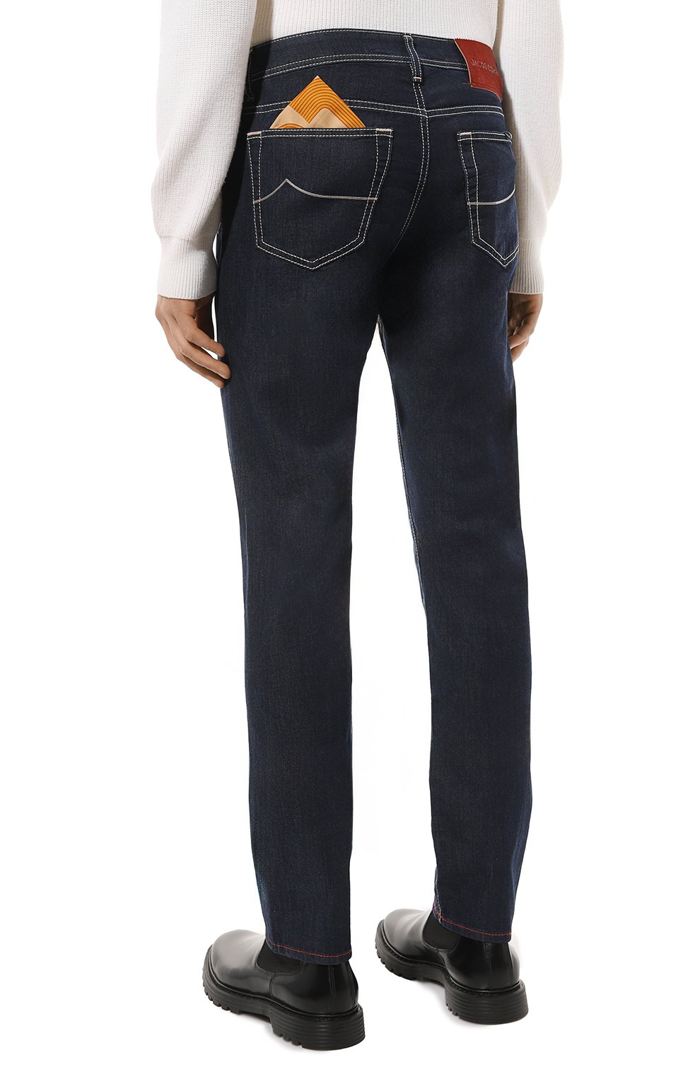 Джинсы bard JACOB COHEN темно-синего цвета по цене 58850 руб., арт. U Q E04 40 S 3735, фото 6 Джинсы bard JACOB COHEN, арт. U Q E04 40 S 3735, фото 6