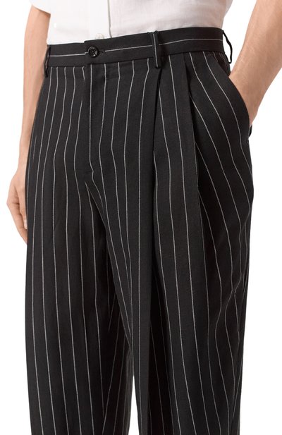 Брюки изо льна и шерсти DOLCE & GABBANA, арт. GP10DT/FR3F0, фото 5