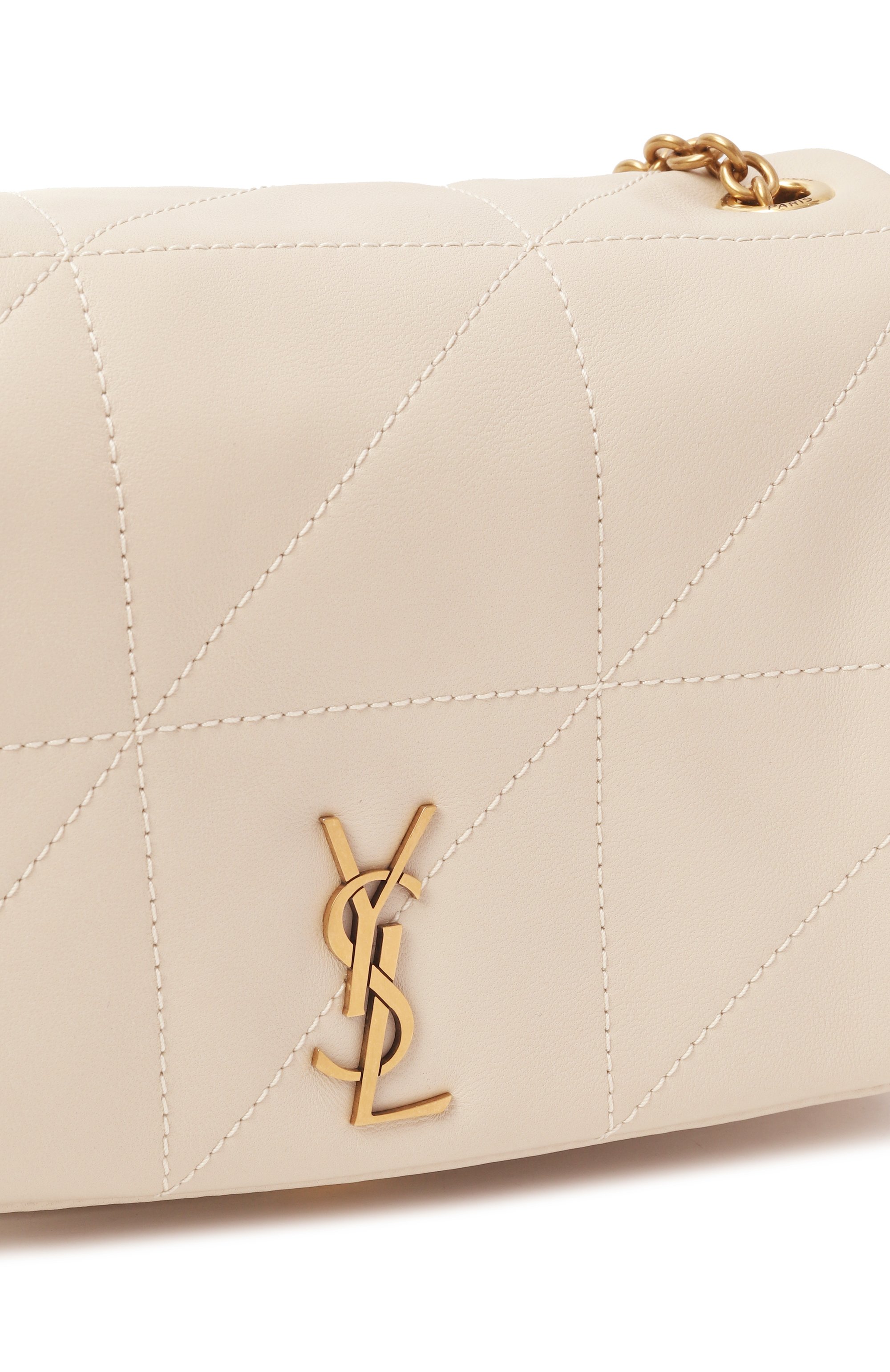 Сумка jamie 4.3 mini SAINT LAURENT кремового цвета по цене 331000 руб., арт. 766754/AAB32, фото 3 Сумка jamie 4.3 mini SAINT LAURENT, арт. 766754/AAB32, фото 3