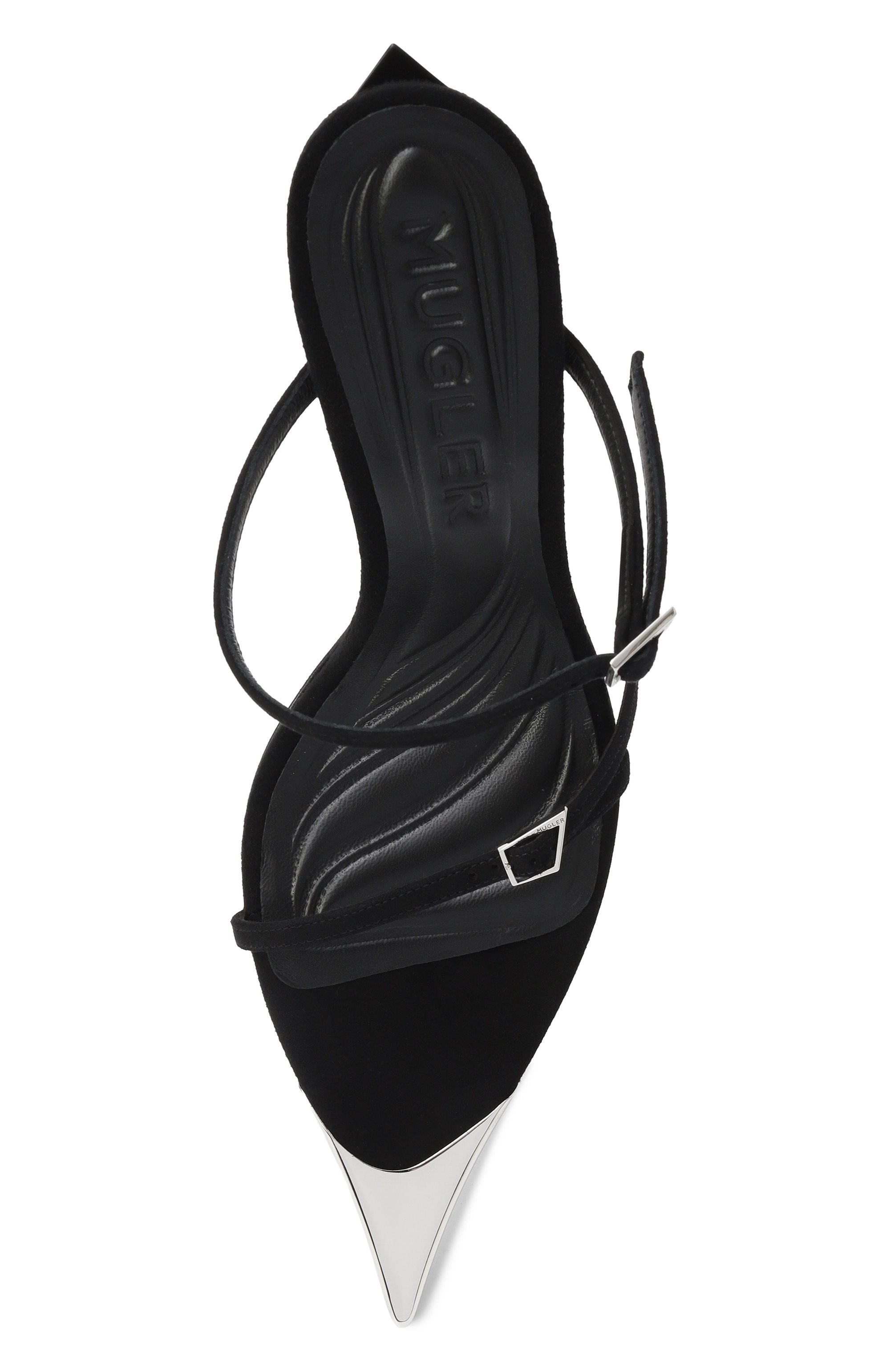 Замшевые мюли MUGLER, арт. MUSS24SC014_TL001, фото 6