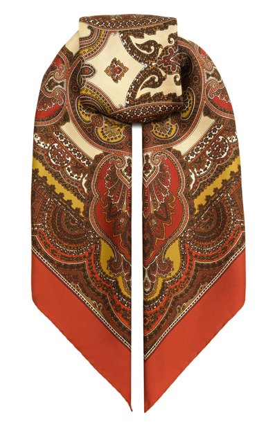 Женский шелковый платок SAINT LAURENT, арт. A001L9/3Y001