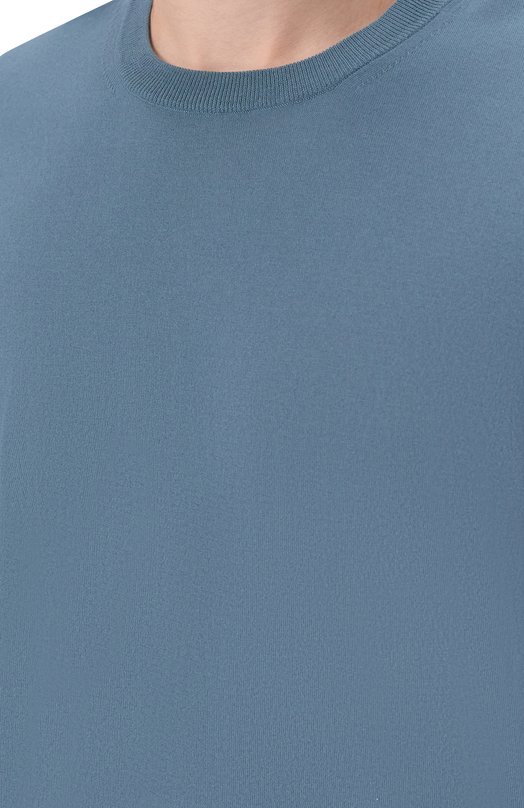Хлопковый джемпер Gran Sasso 43154/20731 Голубой  43154/20731 Фото 5
