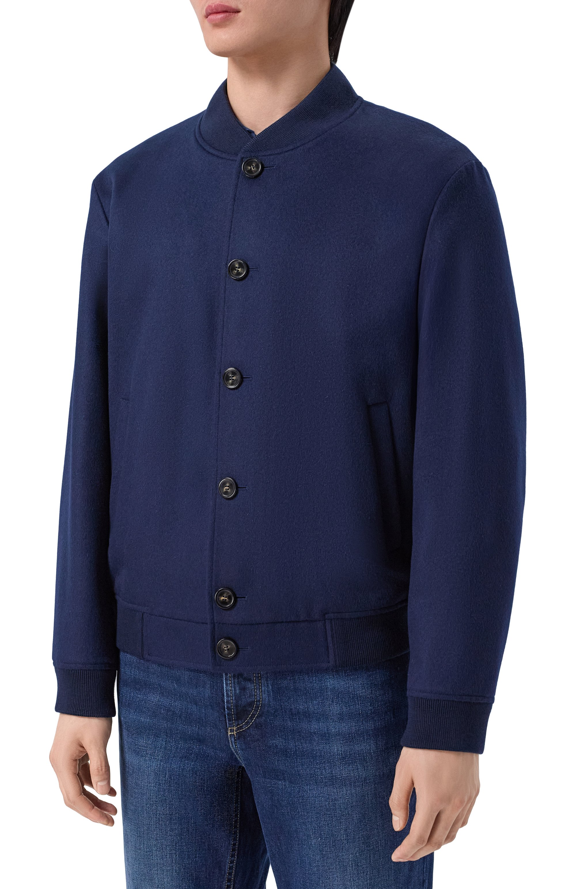 Шерстяной бомбер 12 STOREEZ, арт. 135899, фото 3