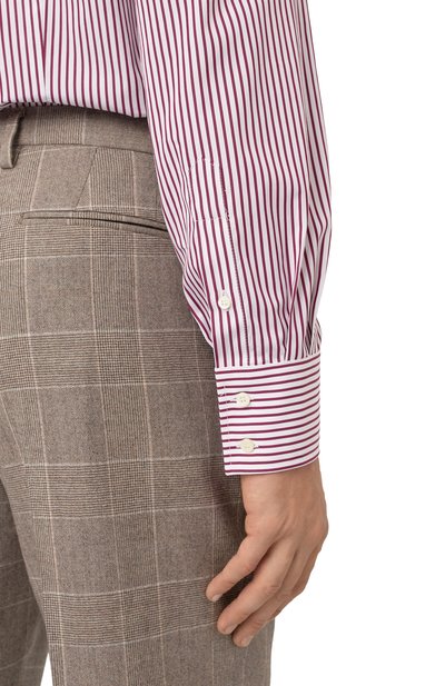 Хлопковая рубашка BRUNELLO CUCINELLI, арт. MY6241718, фото 5