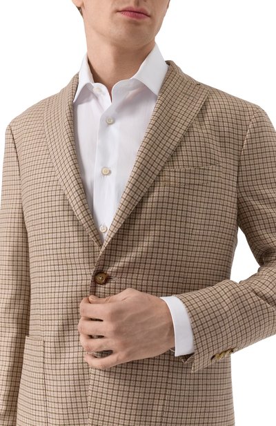 Пиджак из шерсти и шелка BOGLIOLI, арт. N1302E/SB5020, фото 5