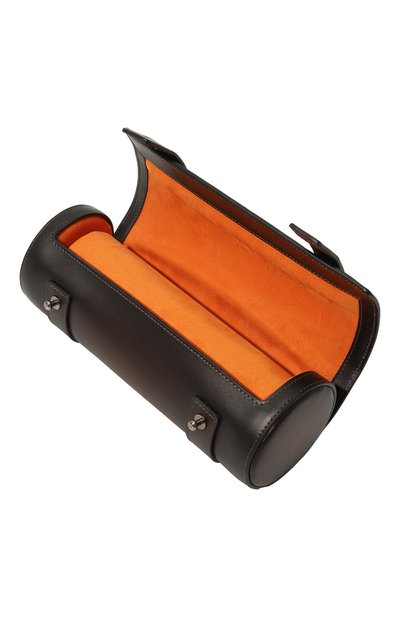 Кожаный футляр для часов SANTONI темно-коричневого цвета по цене 66550 руб., арт. UFPGA2282F0-GFUL, фото 4 Кожаный футляр для часов SANTONI, арт. UFPGA2282F0-GFUL, фото 4