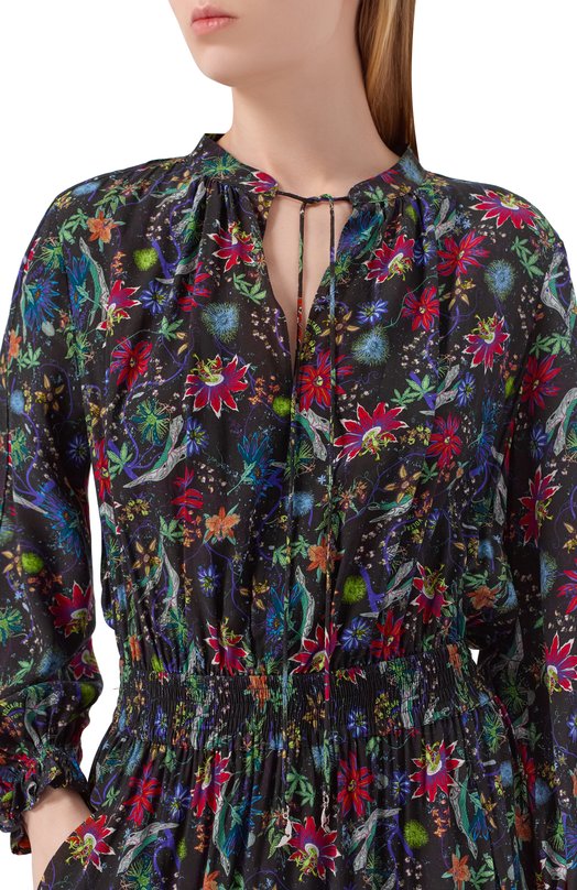 Платье из вискозы Zadig and Voltaire WWDR02619 Разноцветный  WWDR02619 Фото 4