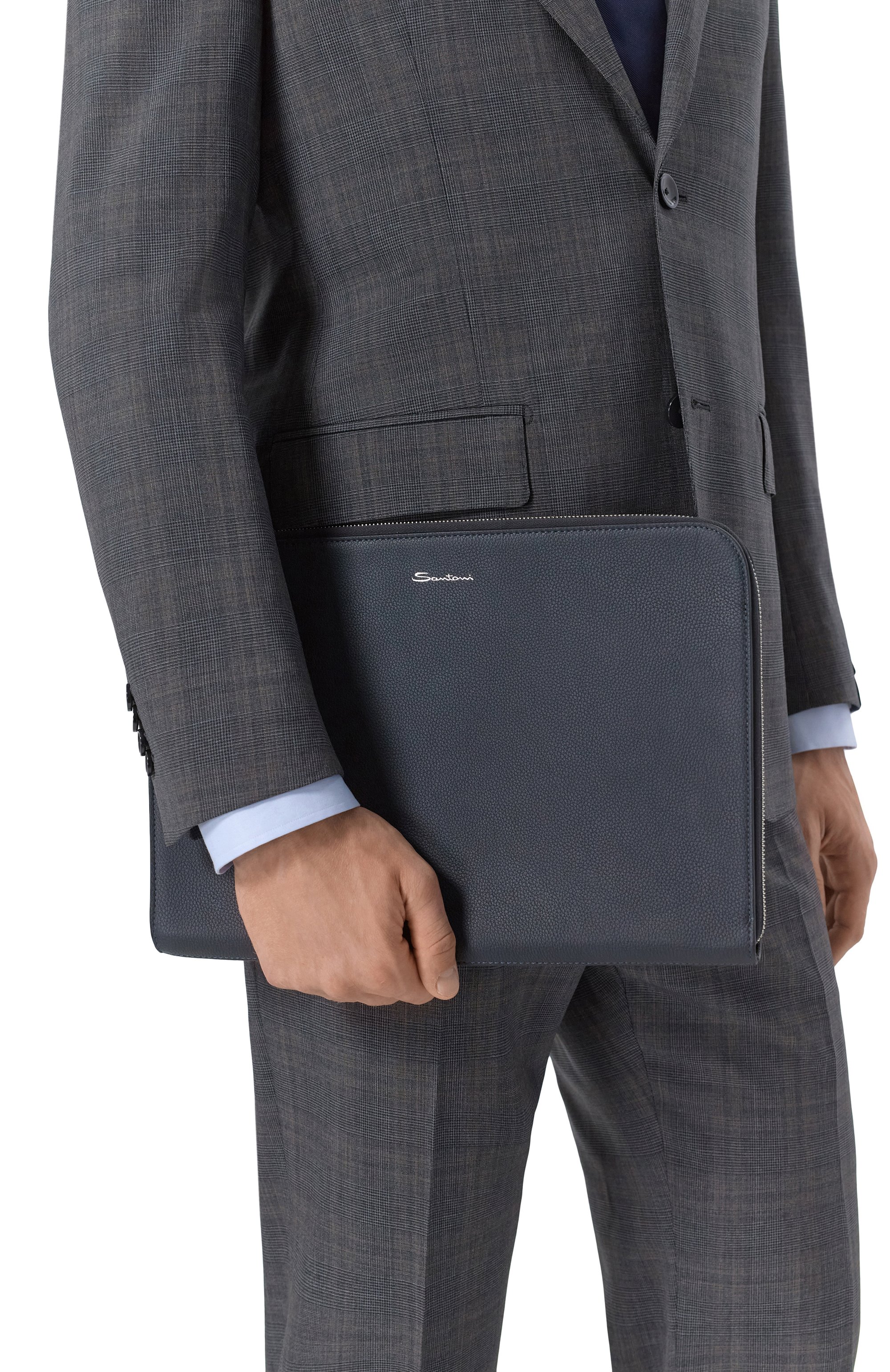 Кожаная папка для документов SANTONI, арт. UFPGA2519F0-ASIW, фото 2