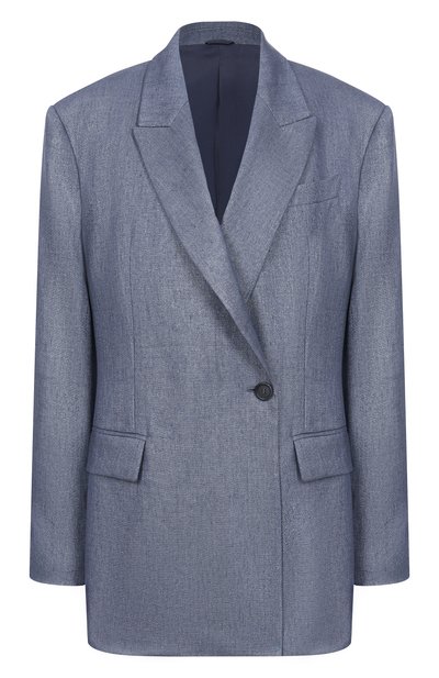 Женский жакет изо льна и шерсти BRUNELLO CUCINELLI, арт. MG5107265P