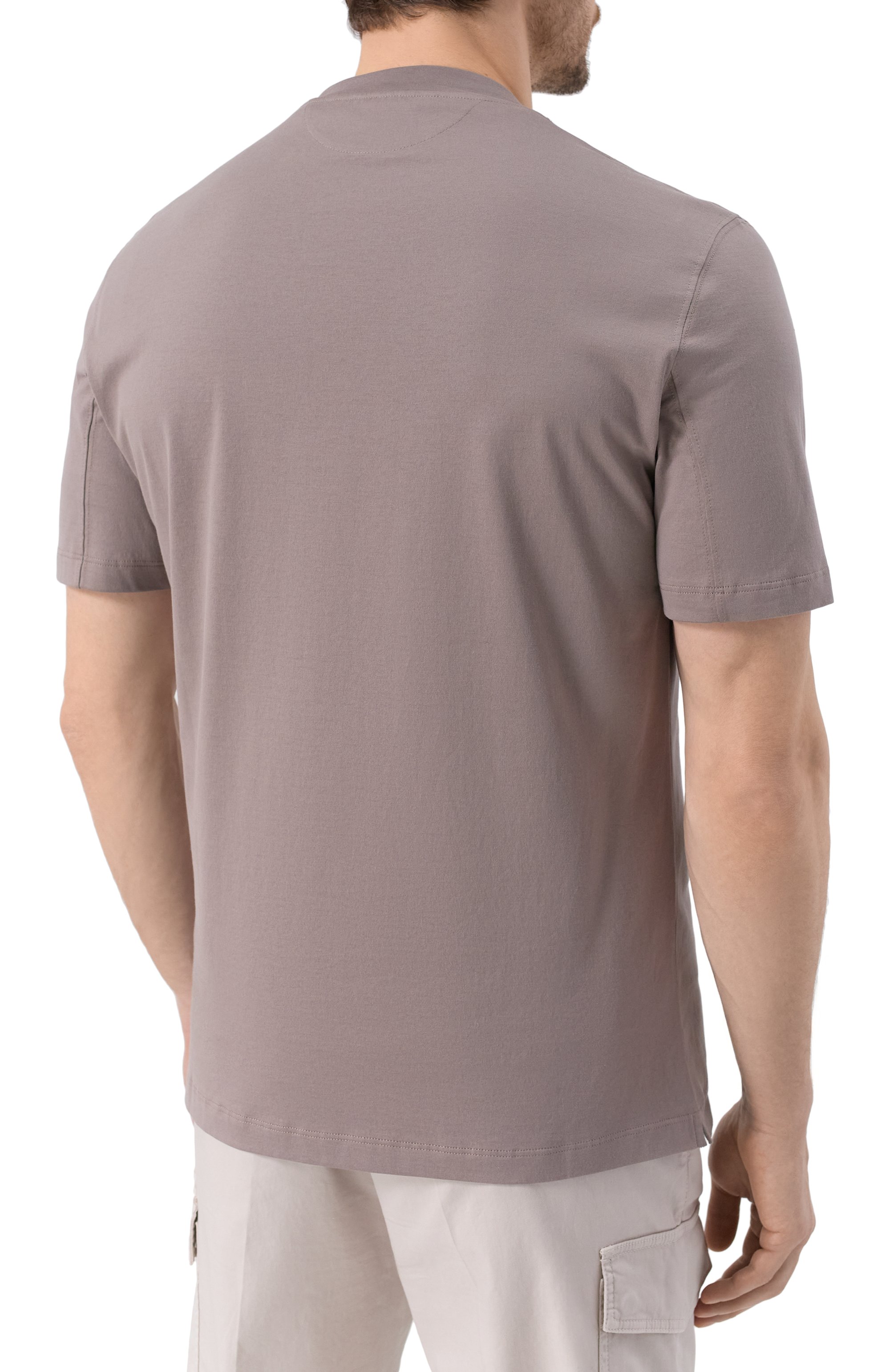 Хлопковая футболка BRUNELLO CUCINELLI, арт. M0B138440, фото 4