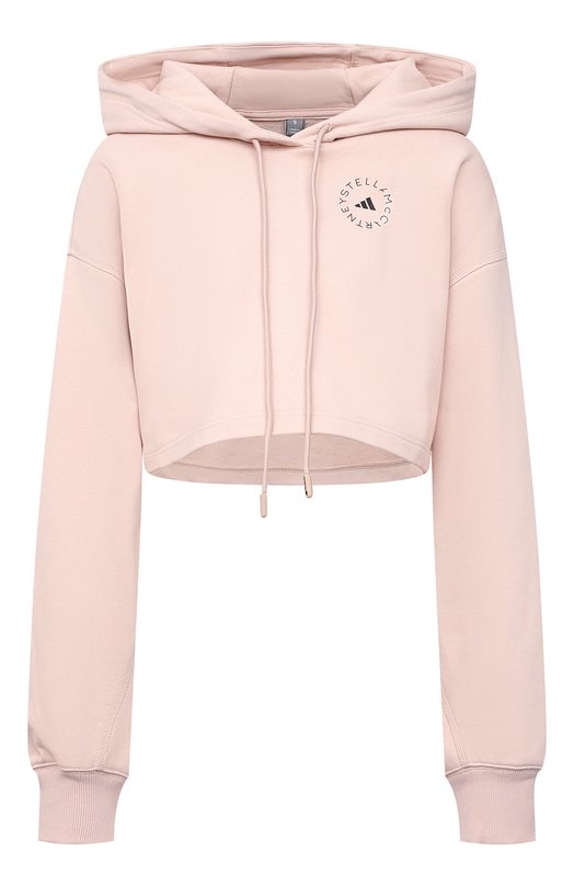 

Хлопковое худи adidas by Stella McCartney, Розовый