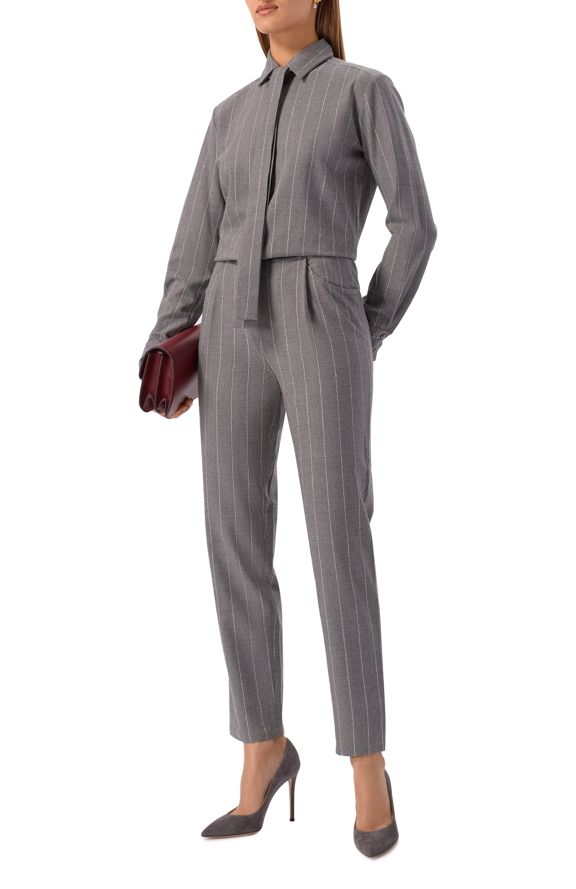 Шерстяные брюки ANTONELLI FIRENZE, арт. M8163P/803D, фото 2