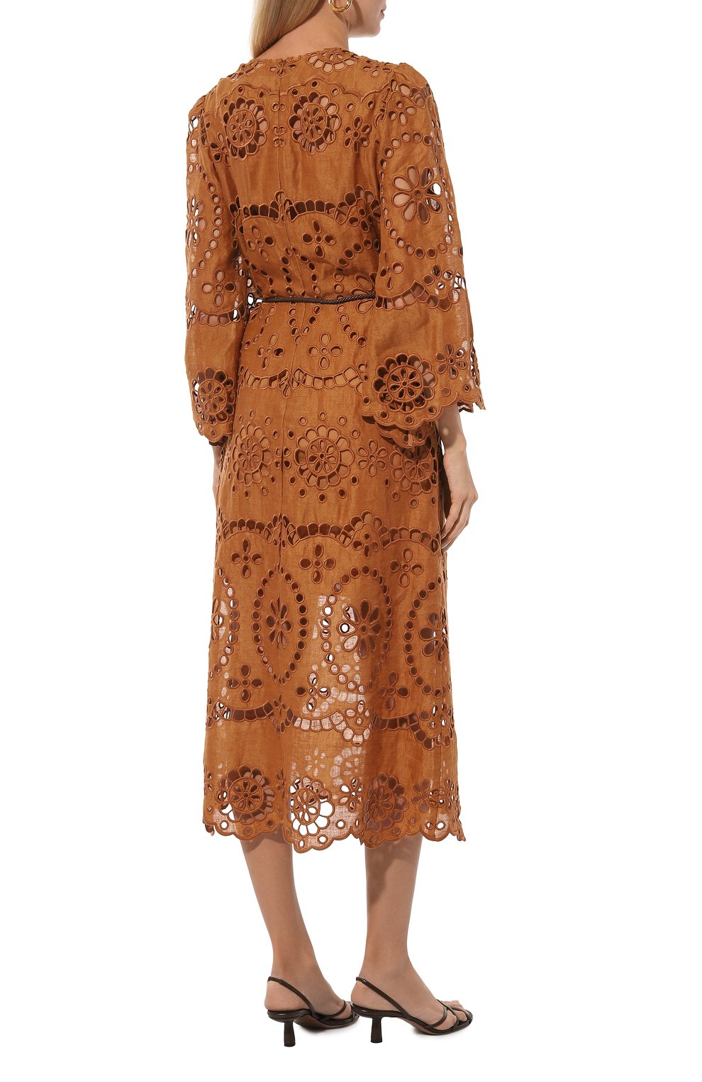 Льняное платье ZIMMERMANN, арт. 1444DSS244, фото 4