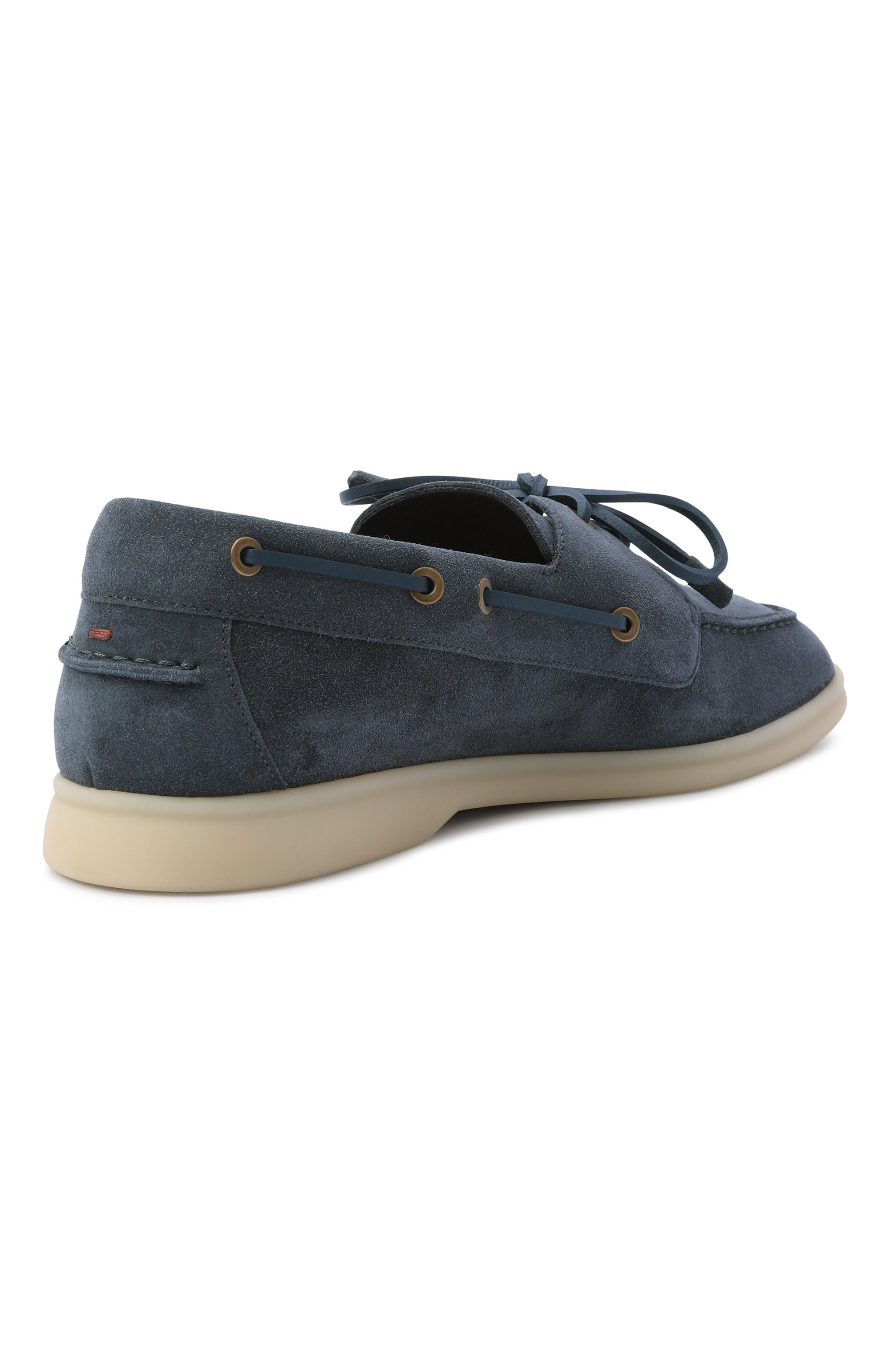 Замшевые топсайдеры sea-sail walk LORO PIANA серого цвета по цене 117500 руб., арт. FAN1317, фото 4 Замшевые топсайдеры sea-sail walk LORO PIANA, арт. FAN1317, фото 4