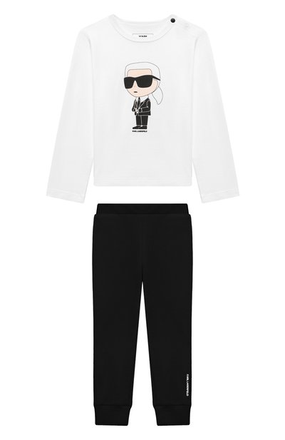 Комплект из лонгслива и брюк KARL LAGERFELD KIDS, арт. Z30289, фото 1