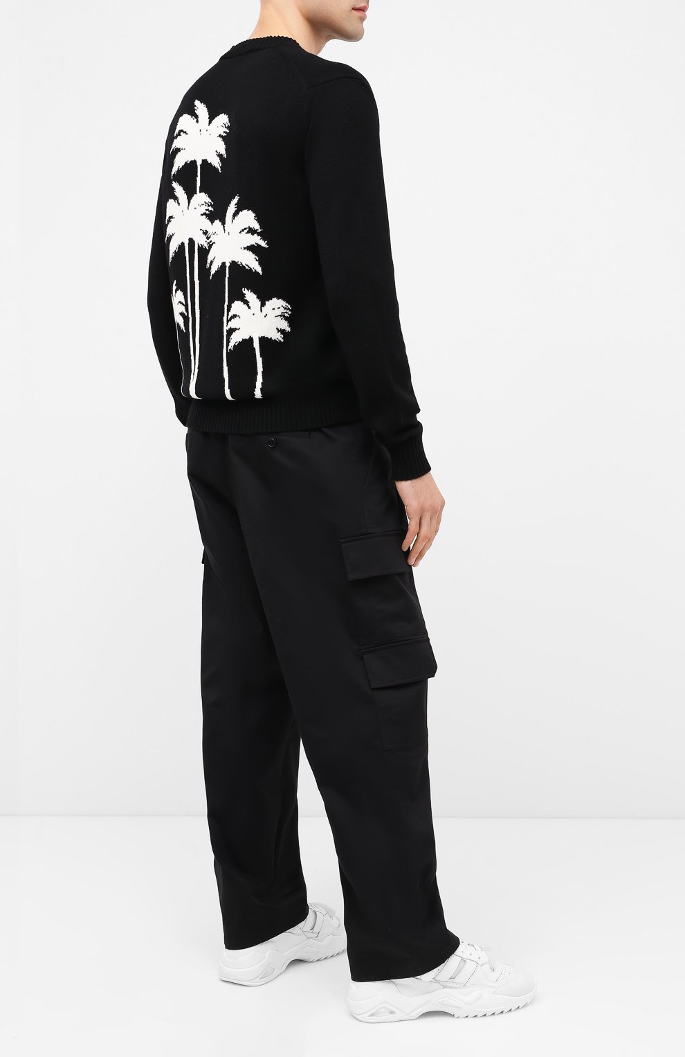 Шерстяной свитер PALM ANGELS, арт. PMHE013E20KNI0011001, фото 2