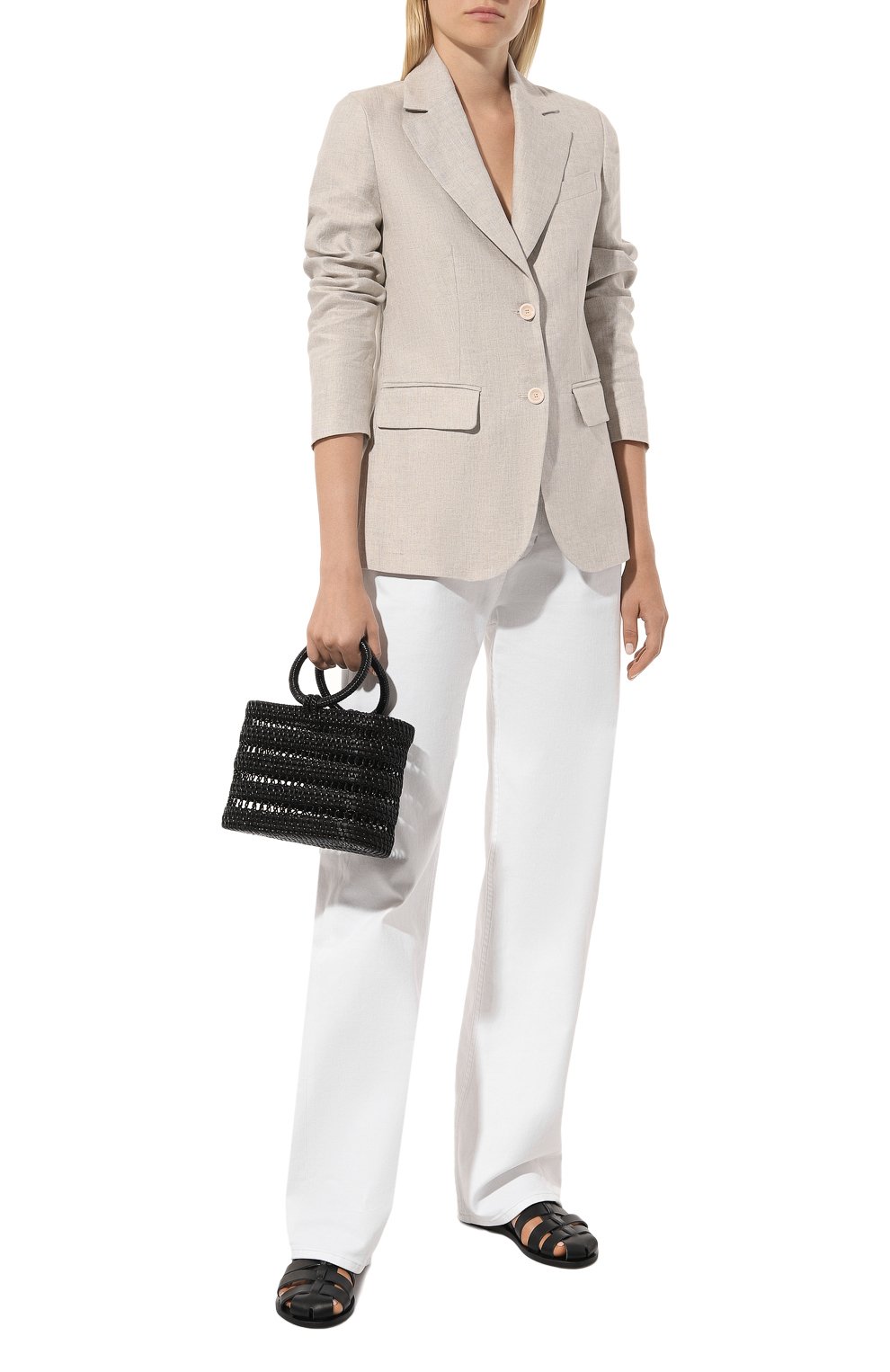 Льняной жакет ELEVENTY, арт. G80GIAG02 TES0G079, фото 2