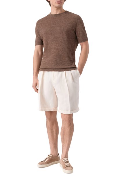 Шо рты изо льна и хлопка BRUNELLO CUCINELLI, арт. MH255U0020, фото 2