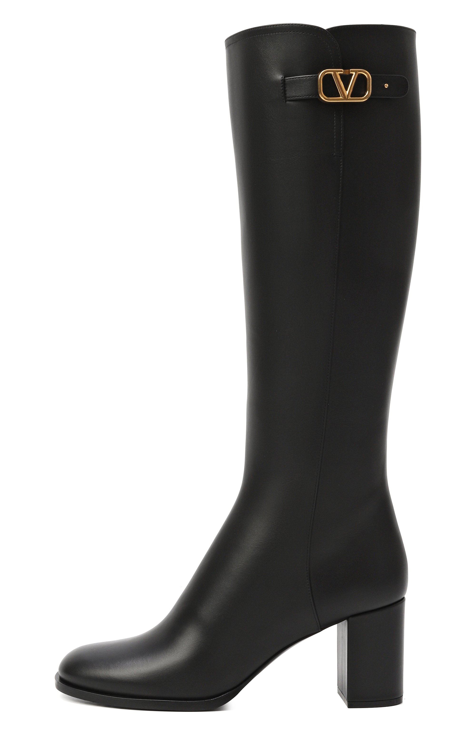 Кожаные сапоги vlogo signature 70 VALENTINO, арт. 7W2S0HY0/DSH, фото 4