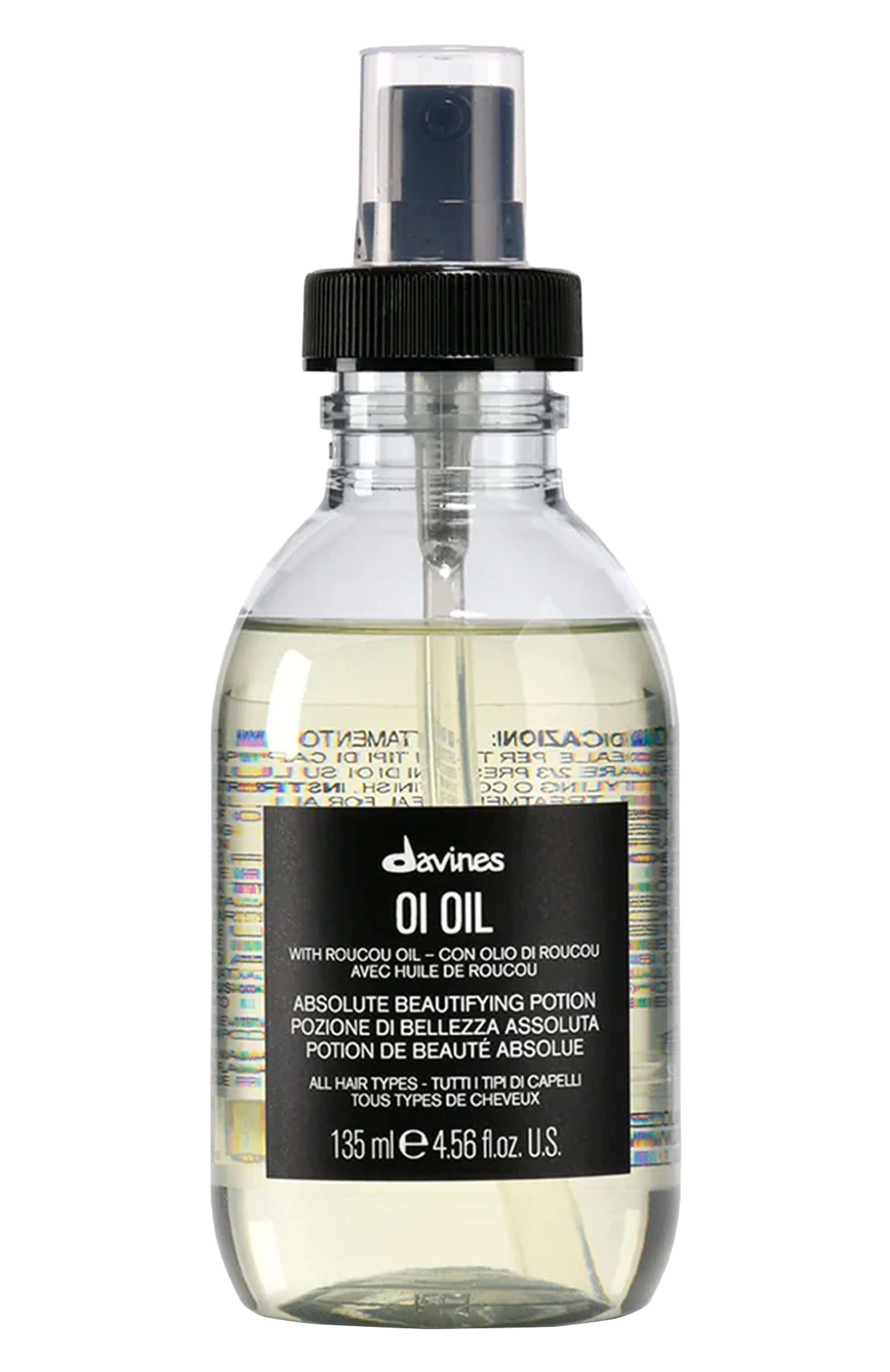 Масло для абсолютной красоты волос oi (135ml) DAVINES, арт. 76000, фото 1