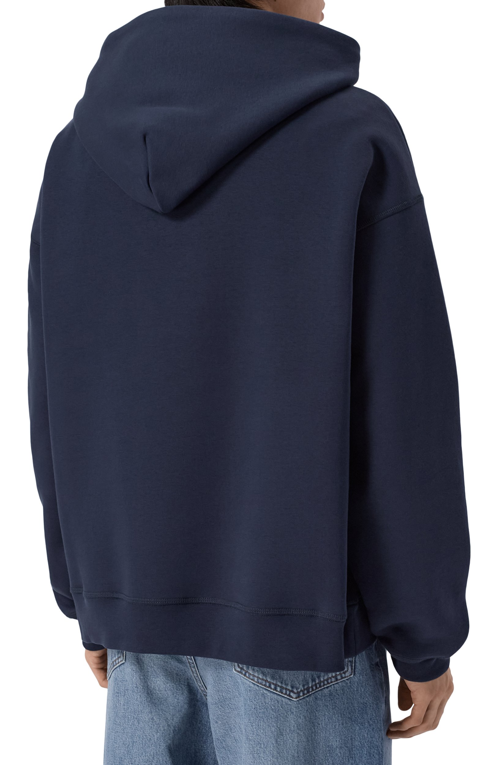 Хлопковое худи DSQUARED2 темно-синего цвета по цене 78700 руб., арт. S71GU0779/D25007, фото 4 Хлопковое худи DSQUARED2, арт. S71GU0779/D25007, фото 4