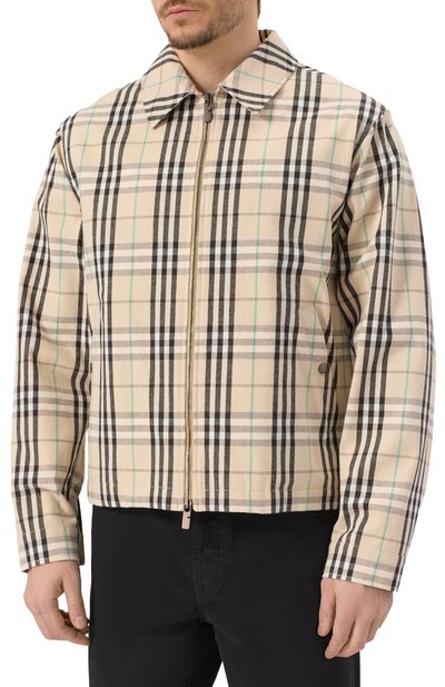 Хлопковая куртка BURBERRY, арт. 8101040, фото 3