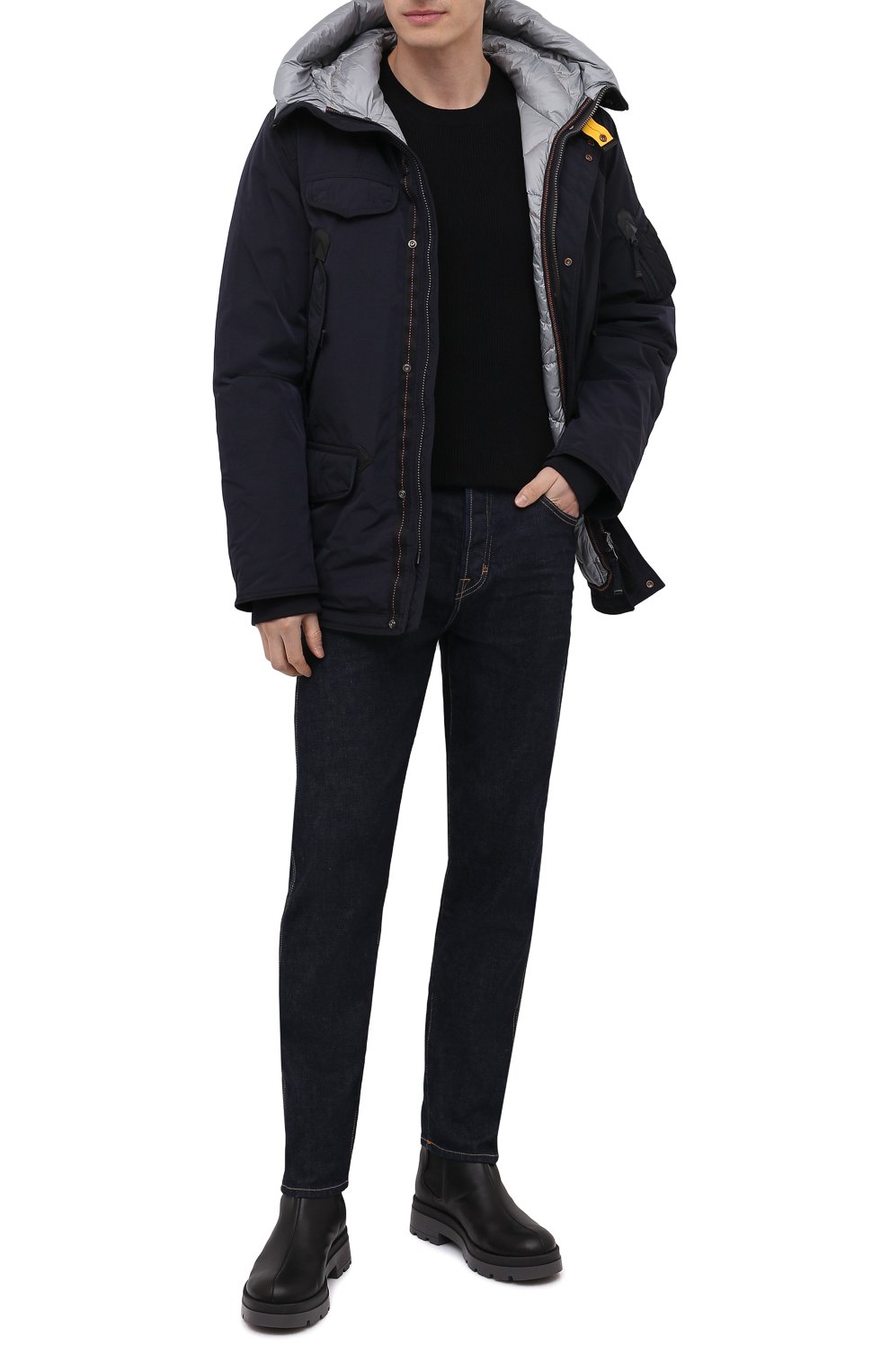 Пуховая парка right hand light с меховой отделкой PARAJUMPERS, арт. MG06/RIGHT HAND LIGHT, фото 2