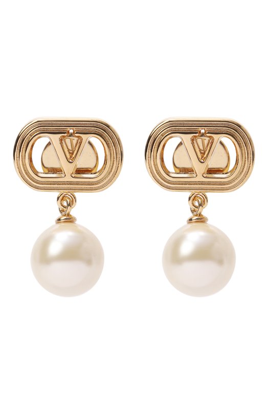 Серьги Ovalette Valentino 7W0J0Y78/UXM Кремовый 7W0J0Y78/UXM