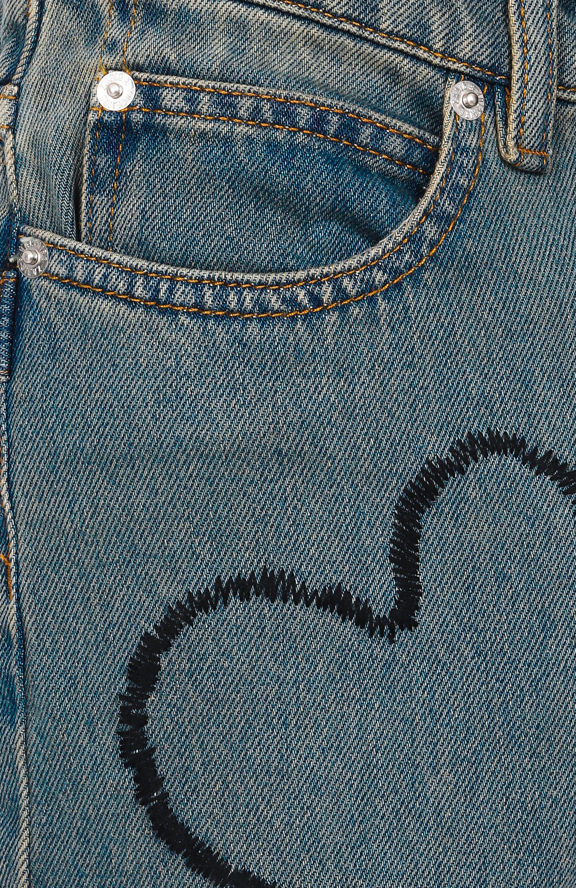 Джинсы ZADIG AND VOLTAIRE синего цвета по цене 37800 руб., арт. WWJE01265, фото 6 Джинсы ZADIG AND VOLTAIRE, арт. WWJE01265, фото 6