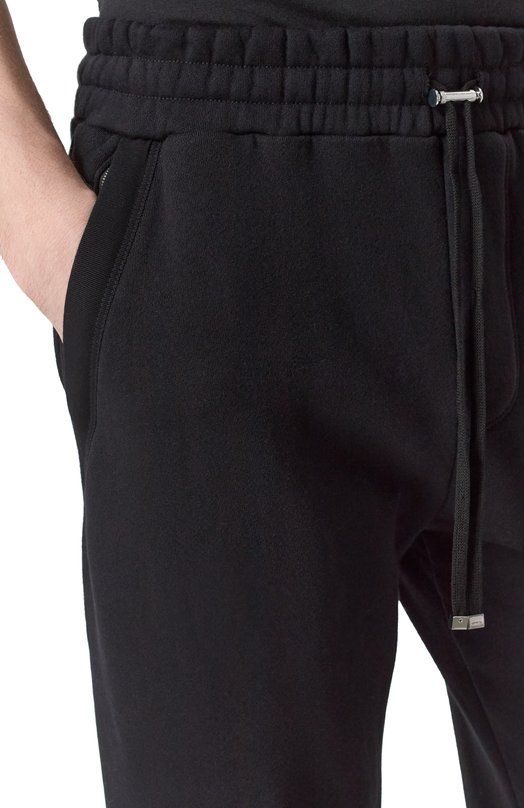 Хлопковые брюки Amiri AMJYSP1028 Чёрный  AMJYSP1028 Фото 5