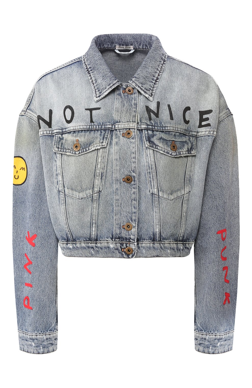 Джинсовая куртка MIU MIU, арт. GWB071-1WBD-F0013, фото 1