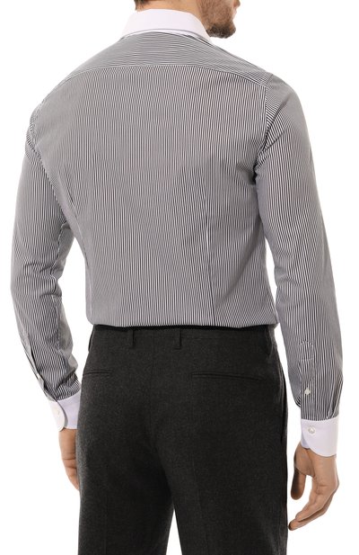 Хлопковая сорочка CANALI, арт. CCLX018WH/GD03294, фото 4