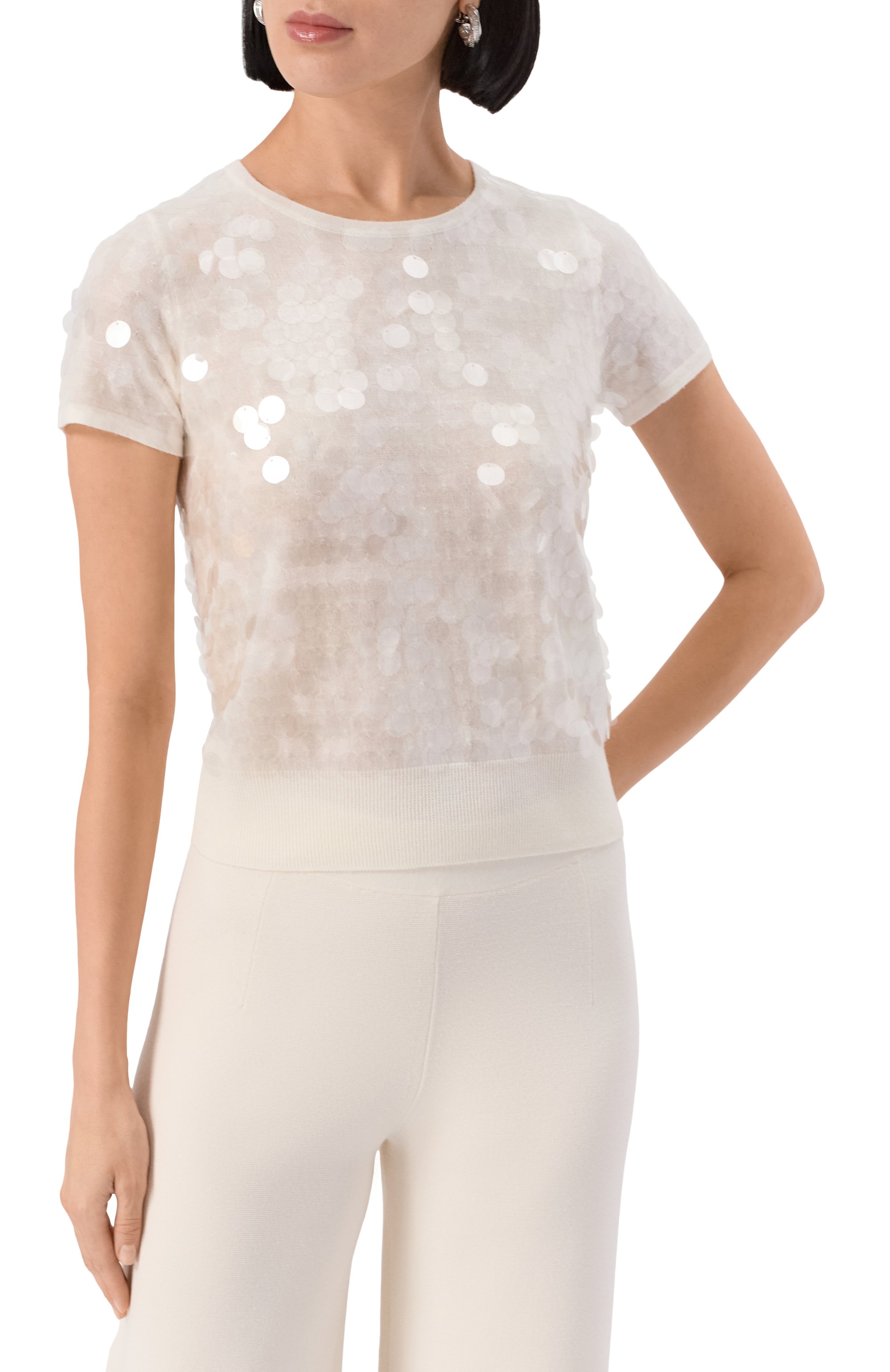 Шерстяной пуловер MAX MARA STUDIO, арт. SAI0, фото 3