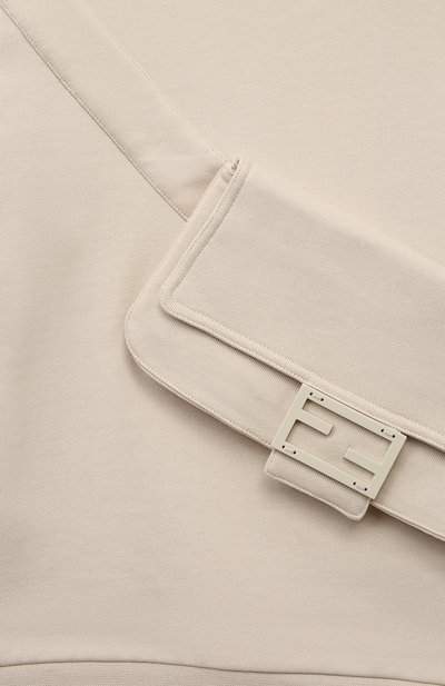 Хлопковый свитшот FENDI, арт. JUH056/5V0/8A-12+, фото 3