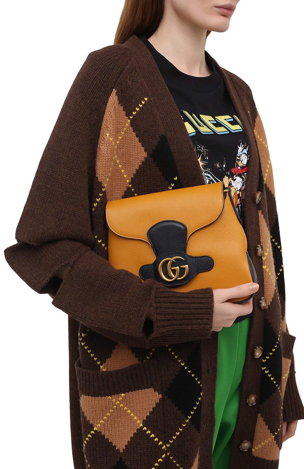 Сумка dahlia GUCCI желтого цвета по цене 243360 руб., арт. 648934/1U1HT, фото 2 Сумка dahlia GUCCI, арт. 648934/1U1HT, фото 2